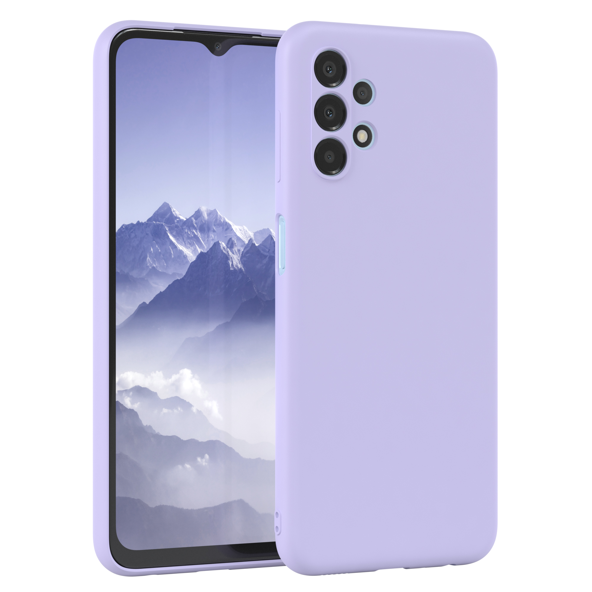 / Samsung, Matt, Silikon Lila Handycase TPU EAZY Lavendel A13, Backcover, Violett Galaxy CASE