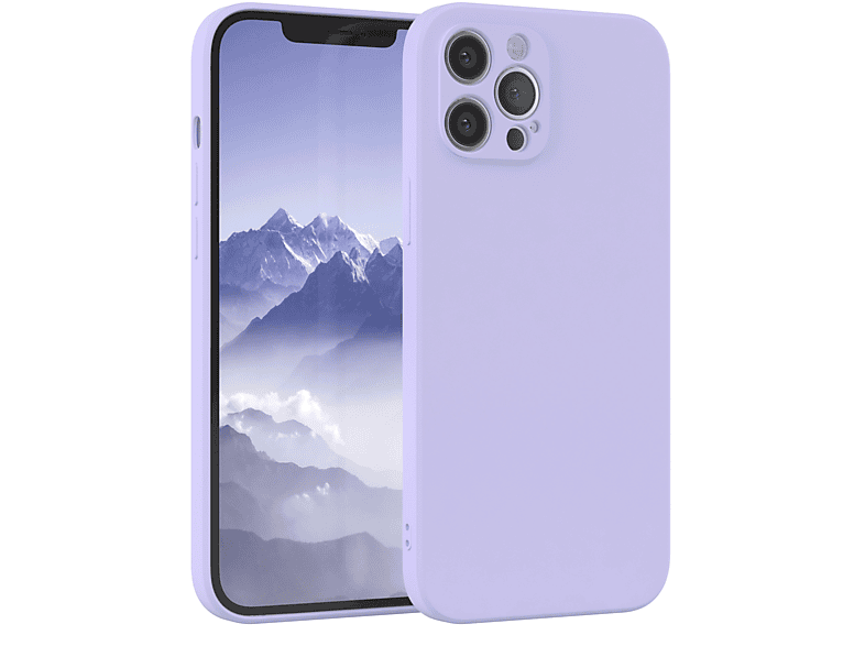 CASE Backcover, Pro Matt, Lavendel Violett TPU Handycase iPhone EAZY Apple, 12 Lila Max, / Silikon