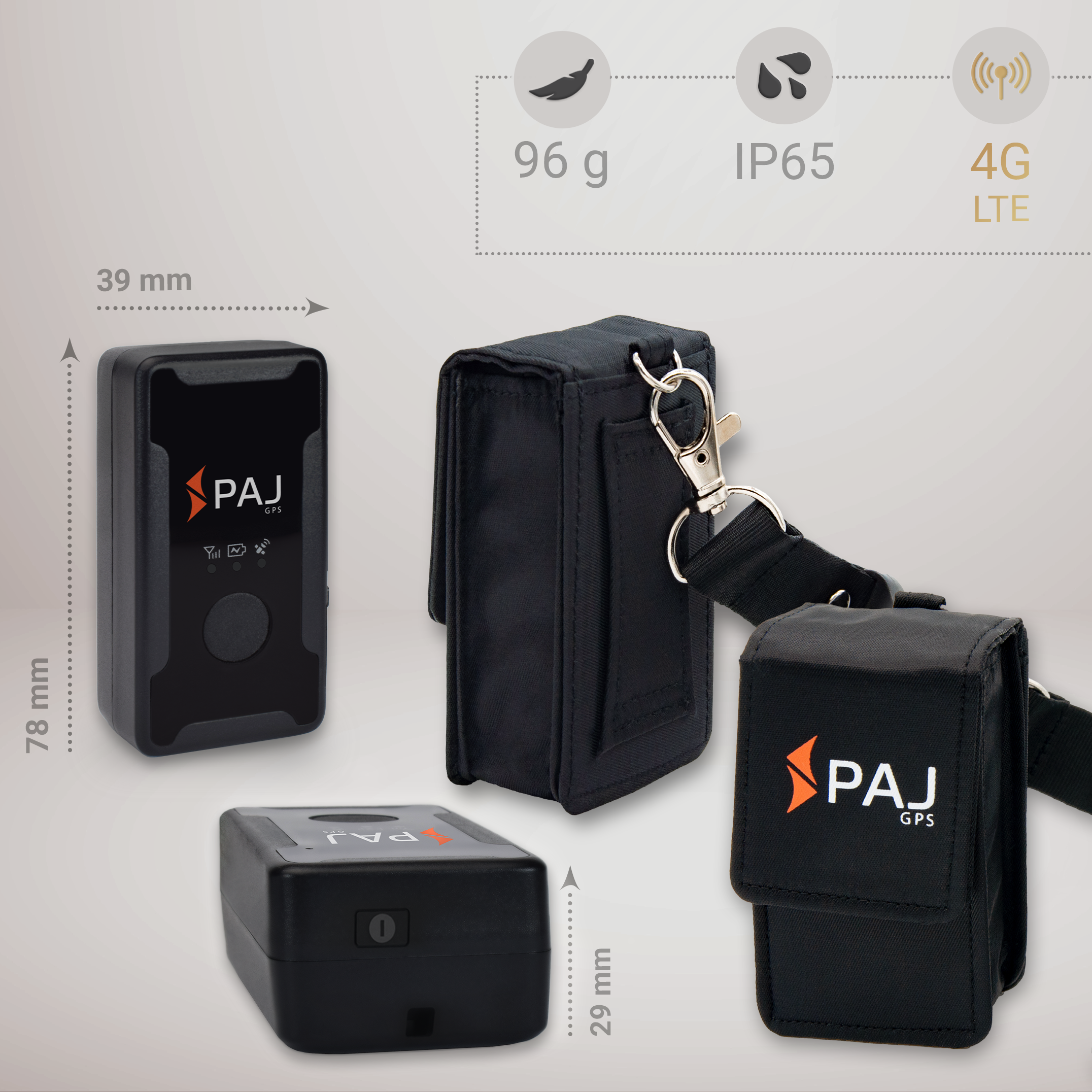 4G - mit PAJ-GPS Home, GPS Sport, Finder Tracker Easy Wandern PKW, Fußgänger, Fahrrad, Camping, inkl. SOS-Taste Technologie, Outdoor, neuester