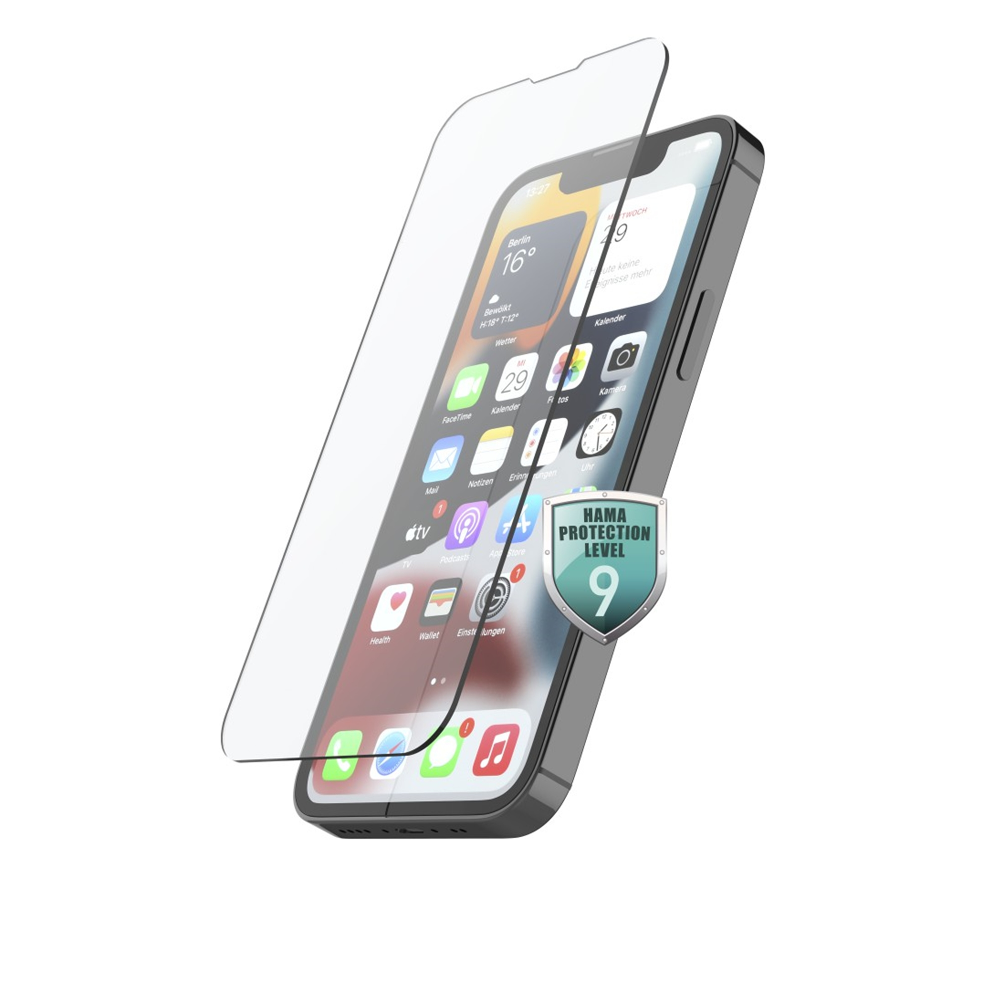 iPhone Apple HAMA 14) Displayschutzglas(für Glass Premium Crystal