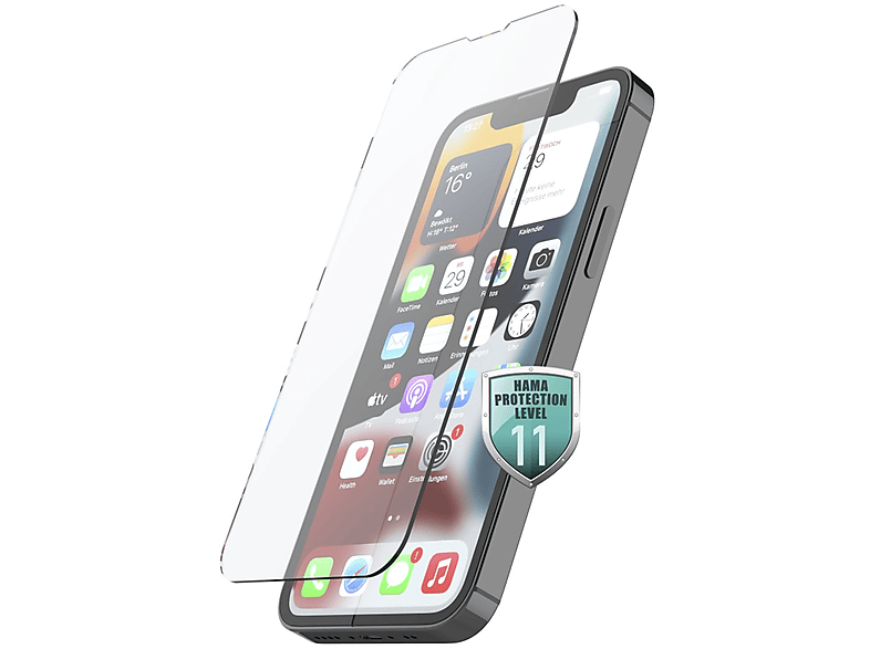 Pro) HAMA Apple 14 3D-Full-Screen iPhone Displayschutzglas(für