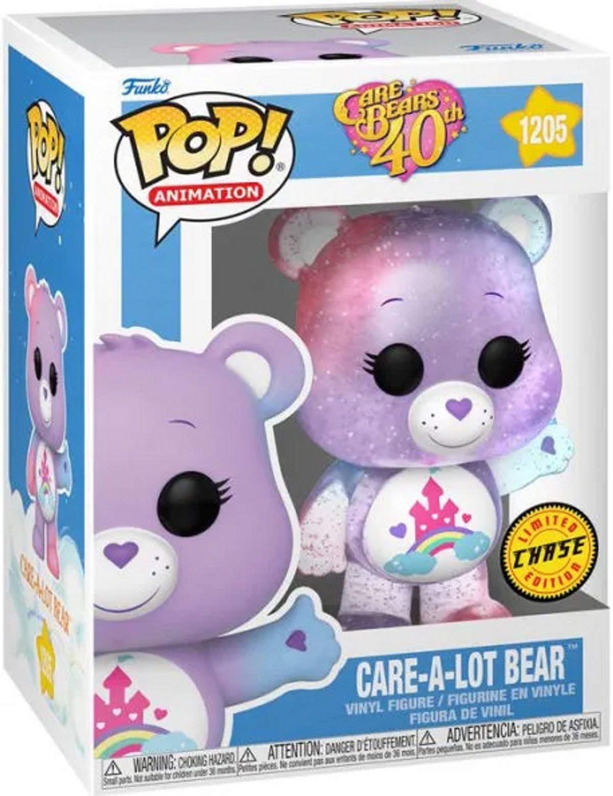 Funko Pop Box mit Care-a-Lot Bear Figur, limitierte Auflage.