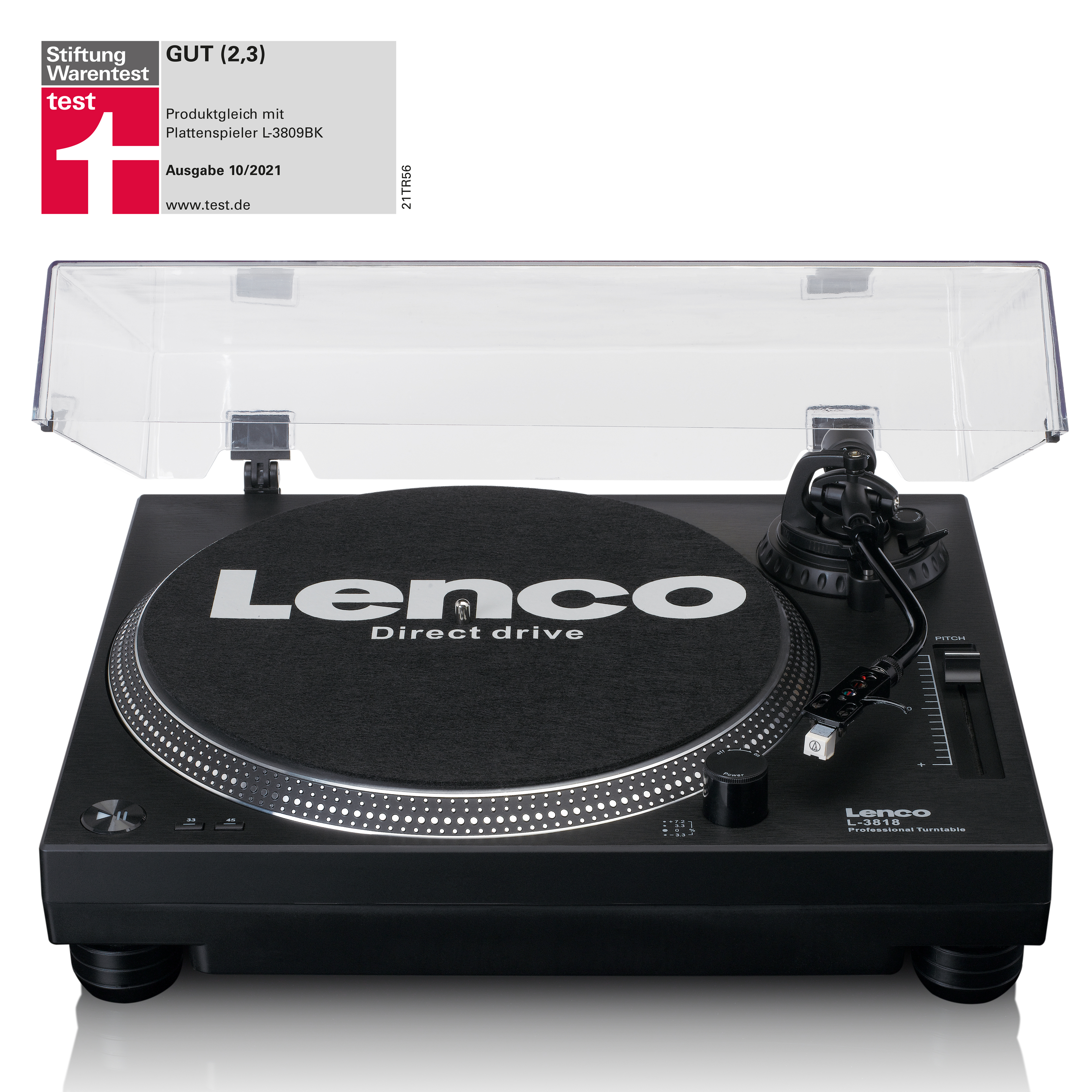 Gramofon LENCO LEN L-3818 Czarny