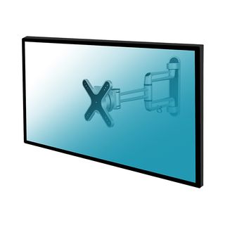 Soporte TV con brazo - KIMEX 013-1531, De 13 "a 23 ", 75x75mm min, 100x100mm max, Negro