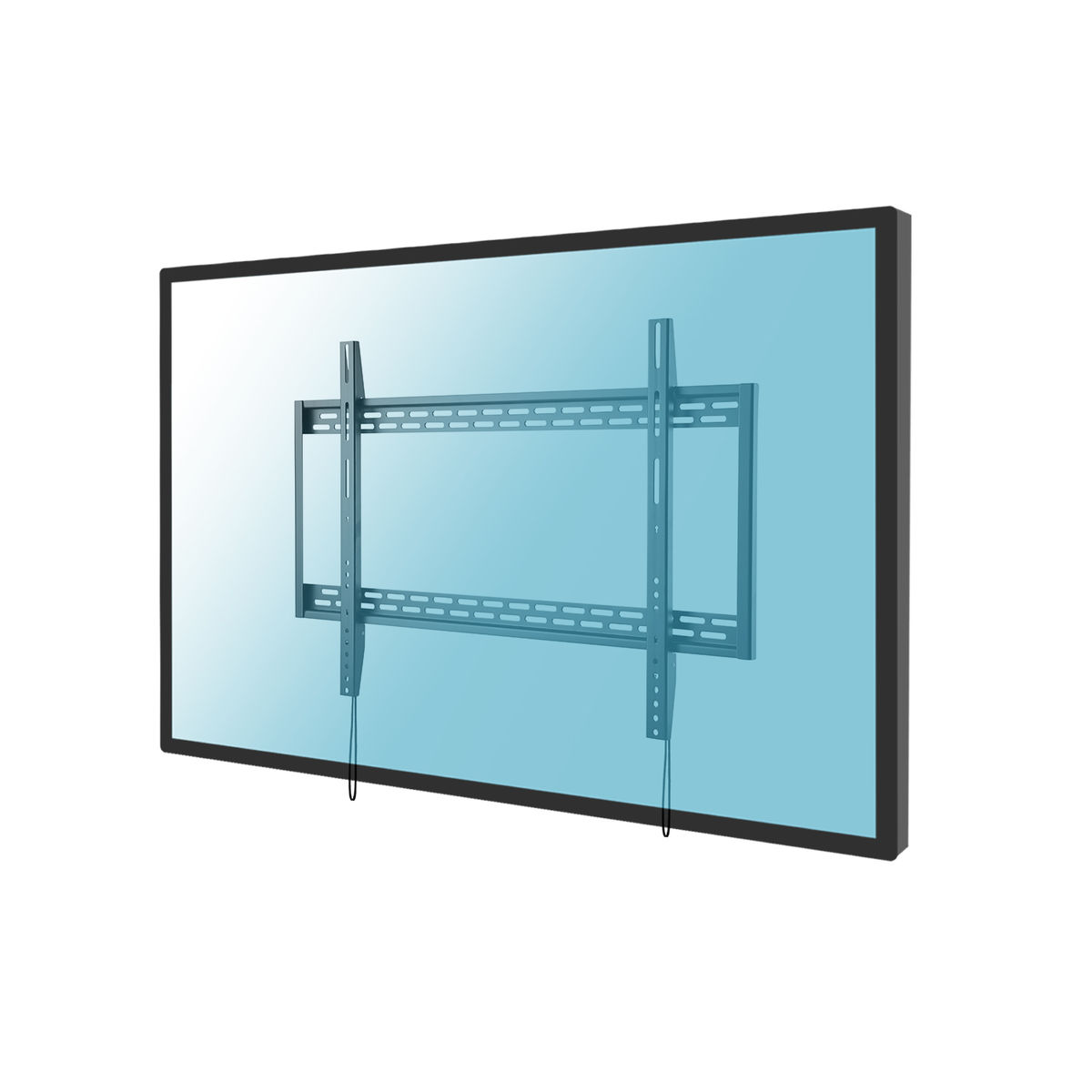 Soporte TV fijo - 012-1596 Soporte de pared fijo para TV de 60"- 100" KIMEX, 60 ", 100 ", 200x200mm min, 900x600mm max, Negro