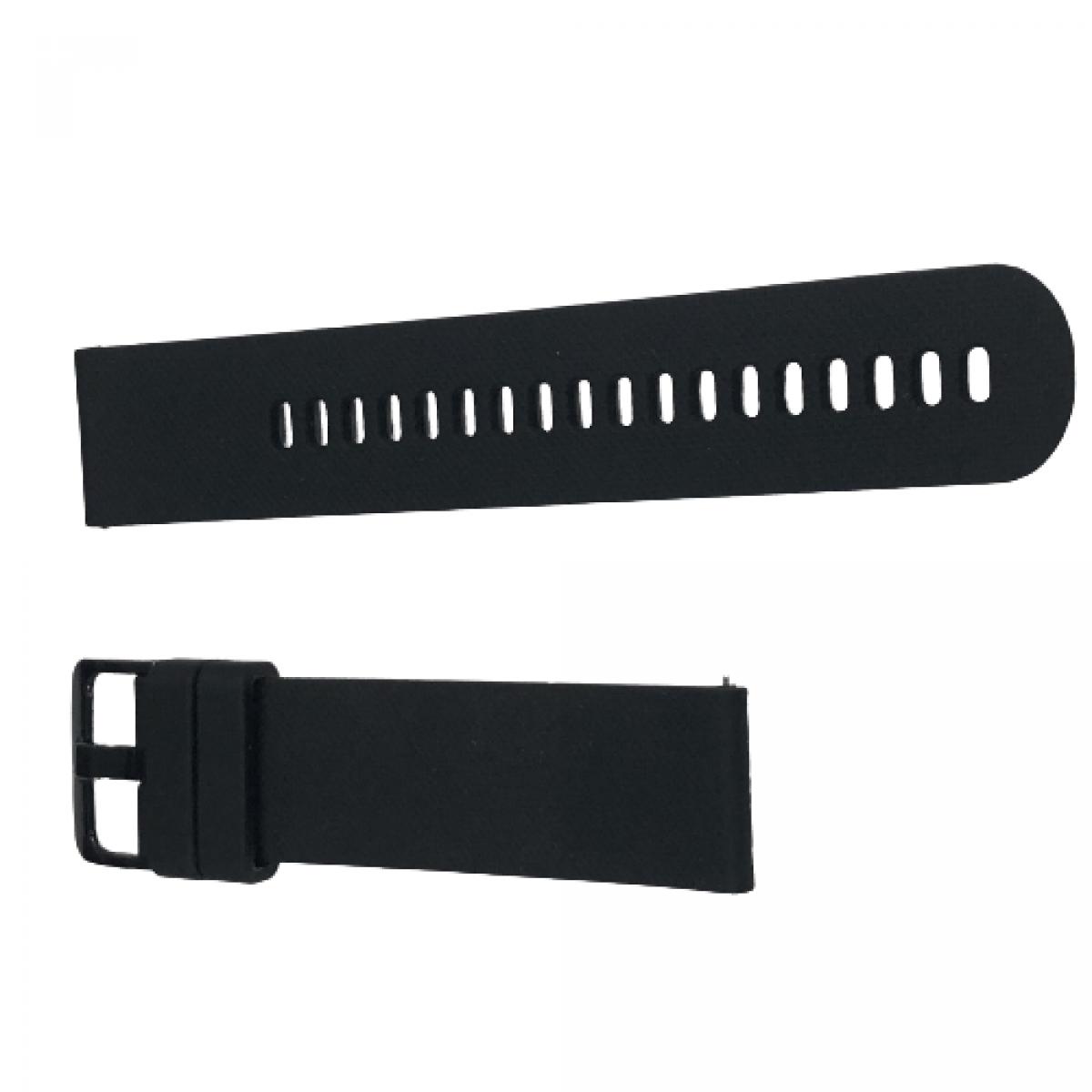 INF Armband Watch 5, Samsung, Schwarz/Grau Silikon, Galaxy Ersatzarmband,