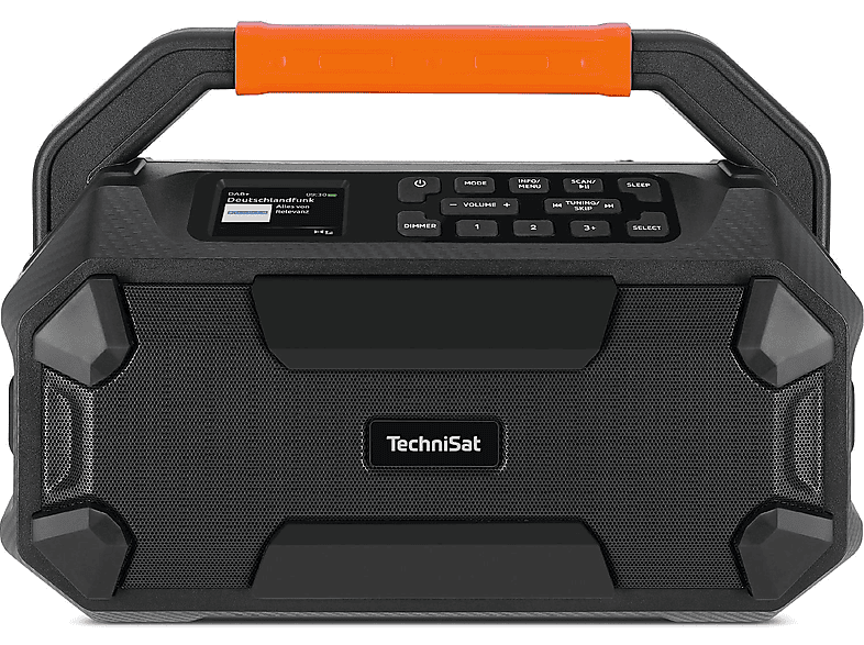 TECHNISAT DIGITRADIO 231 OD DAB+ schwarz FM-Radio mit RDS, DAB, AM, FM, Radio/Lautsprecher, Bluetooth, DAB+, DAB+ Digitalradio