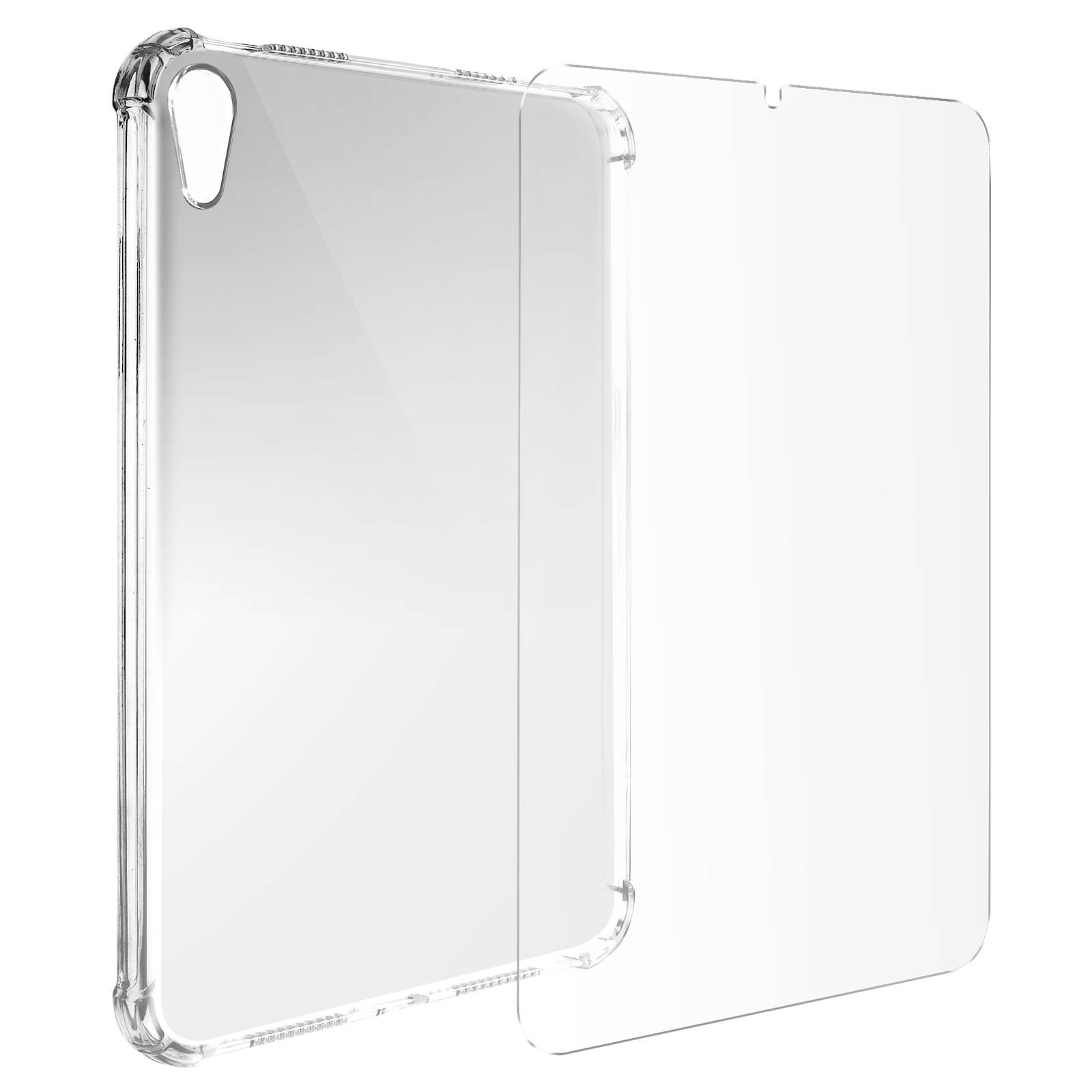 AVIZAR 360° Schutz-Set Series Gehärtetes Transparent für Glas, Silikongel und Backcover Schutz-Sets Apple