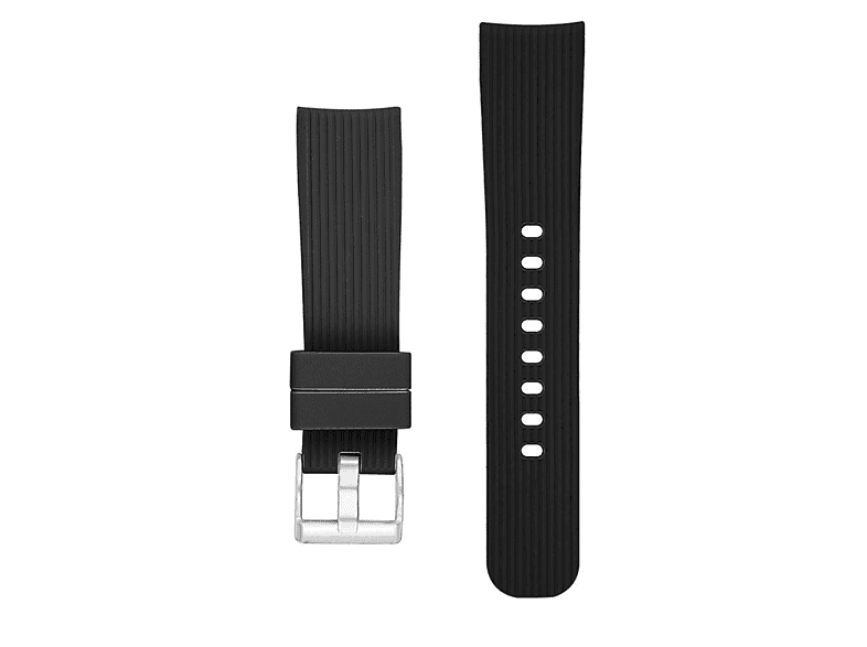 INF Armband für Samsung Galaxy Watch 42 mm schwarz, Ersatzarmband, Samsung, Galaxy Watch 42 mm SM-R810/SM-R815, Schwarz