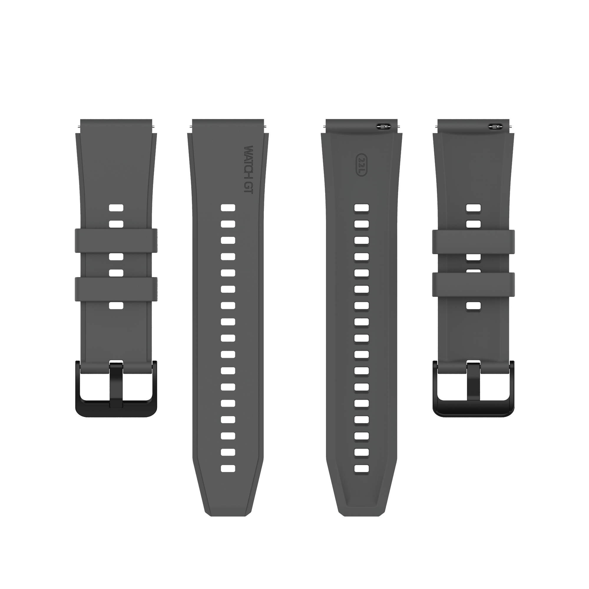 Uhrenarmband 46mm, Huawei Huawei, GT2 Silikon Armband Watch GT2 Ersatz Pro, INF kompati, Ersatzarmband, Dunkelgrau für Watch