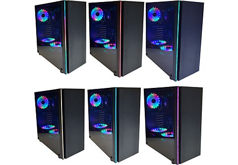 PC gaming  - VULCANO II JOYBE COMPUTERS, AMD Ryzen™ 3 4100, 8 GB, 960 GB, Windows 11, Negro