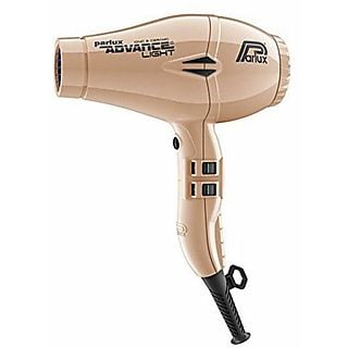 Secador de Pelo - PARLUX Advance Light, 2200 W, 4 niveles temperatura, Oro