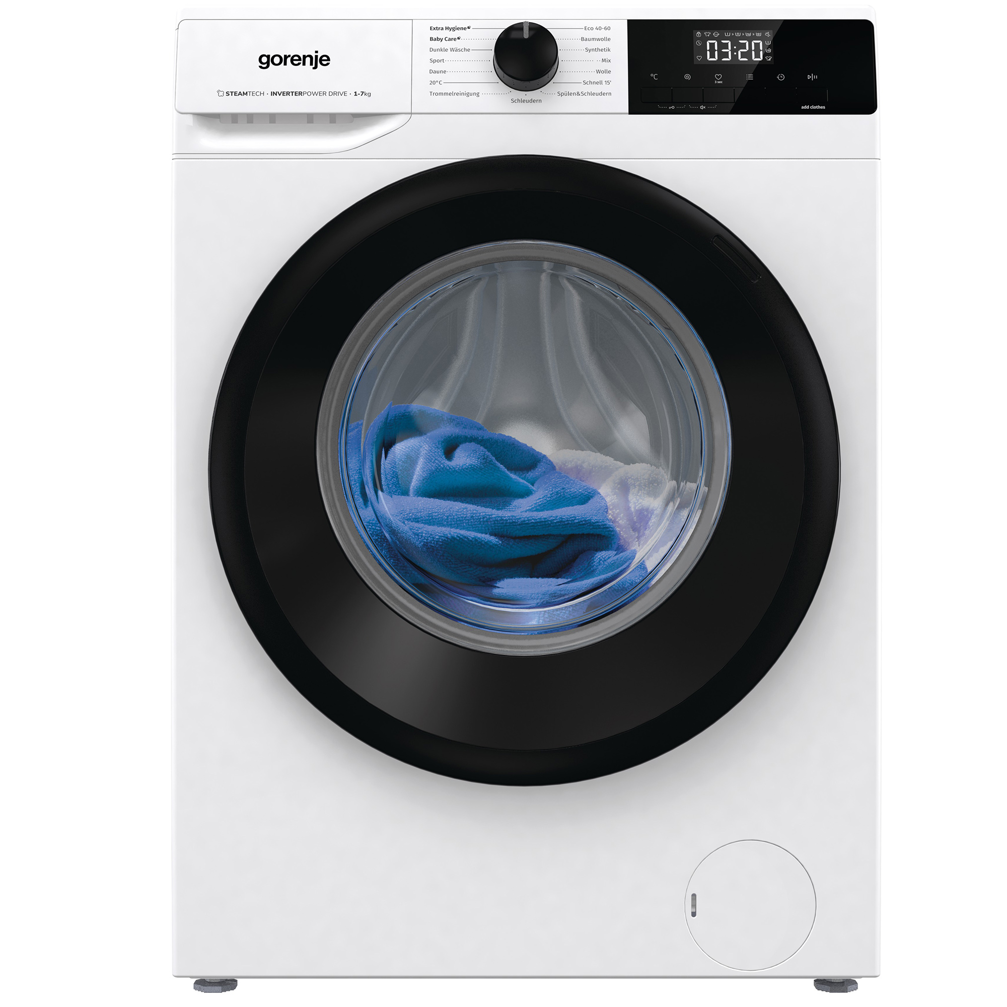 WNHEI74SAPS/DE Waschmaschine (7 kg, GORENJE A)