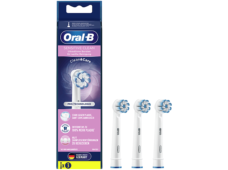 ORAL-B Sensitive Clean Aufsteckbürsten | Zahnbürstenaufsätze