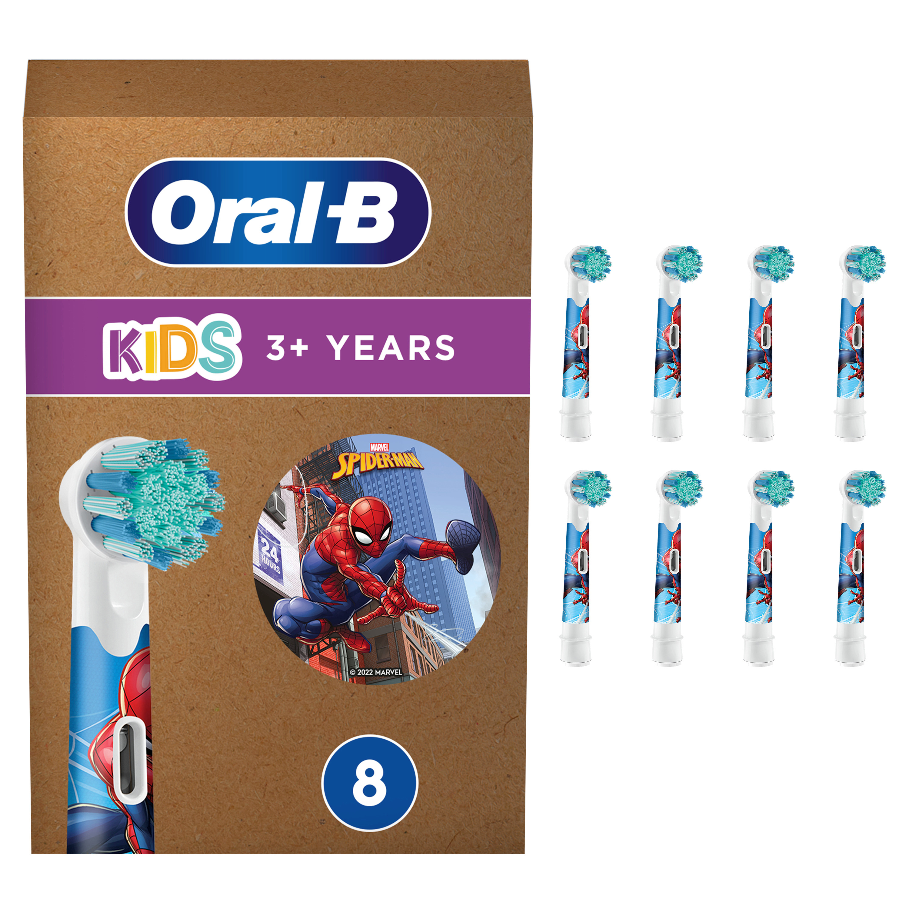 ORAL-B Kids Spiderman Aufsteckbürsten