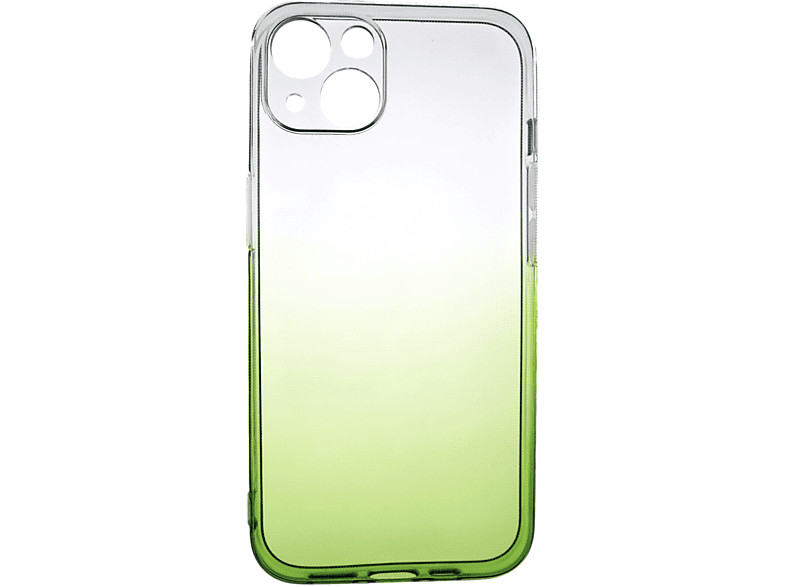 JAMCOVER 2.0 mm TPU Case Strong, Backcover, Apple, iPhone 14 Plus, Grün, Transparent