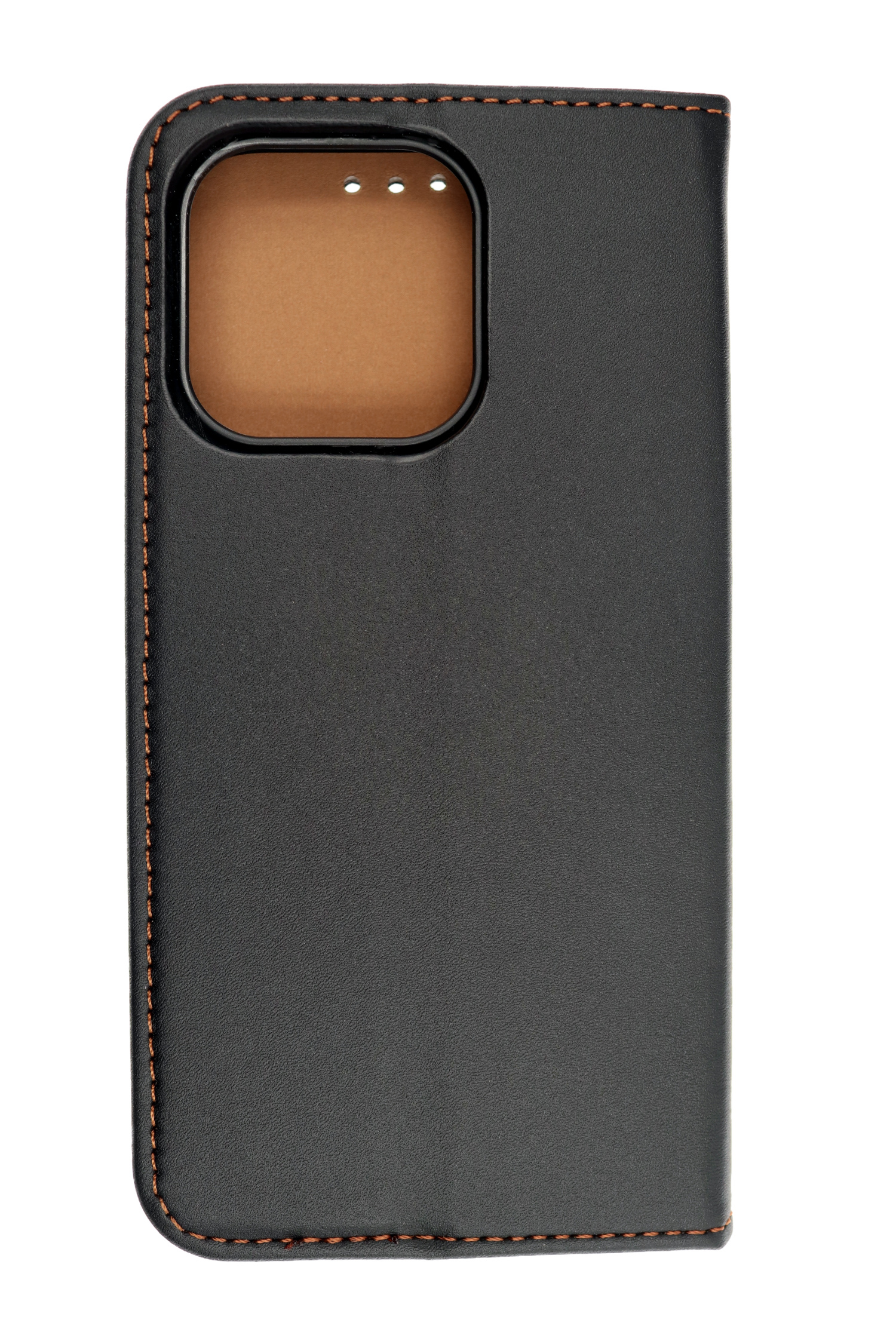 JAMCOVER Echt Leder iPhone Apple, Pro, 14 Bookcover, Schwarz Bookcase