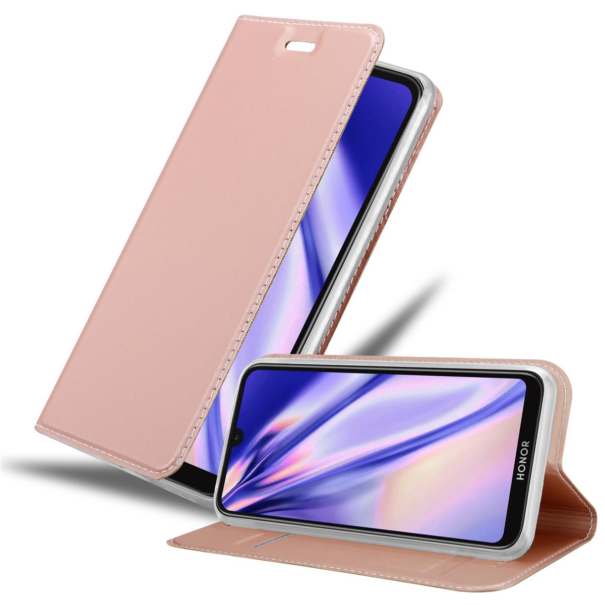 / Handyhülle Style, 8 2019 GOLD Y5 Honor 8S, CLASSY / Huawei, Play Bookcover, ROSÉ CADORABO Enjoy Classy Book