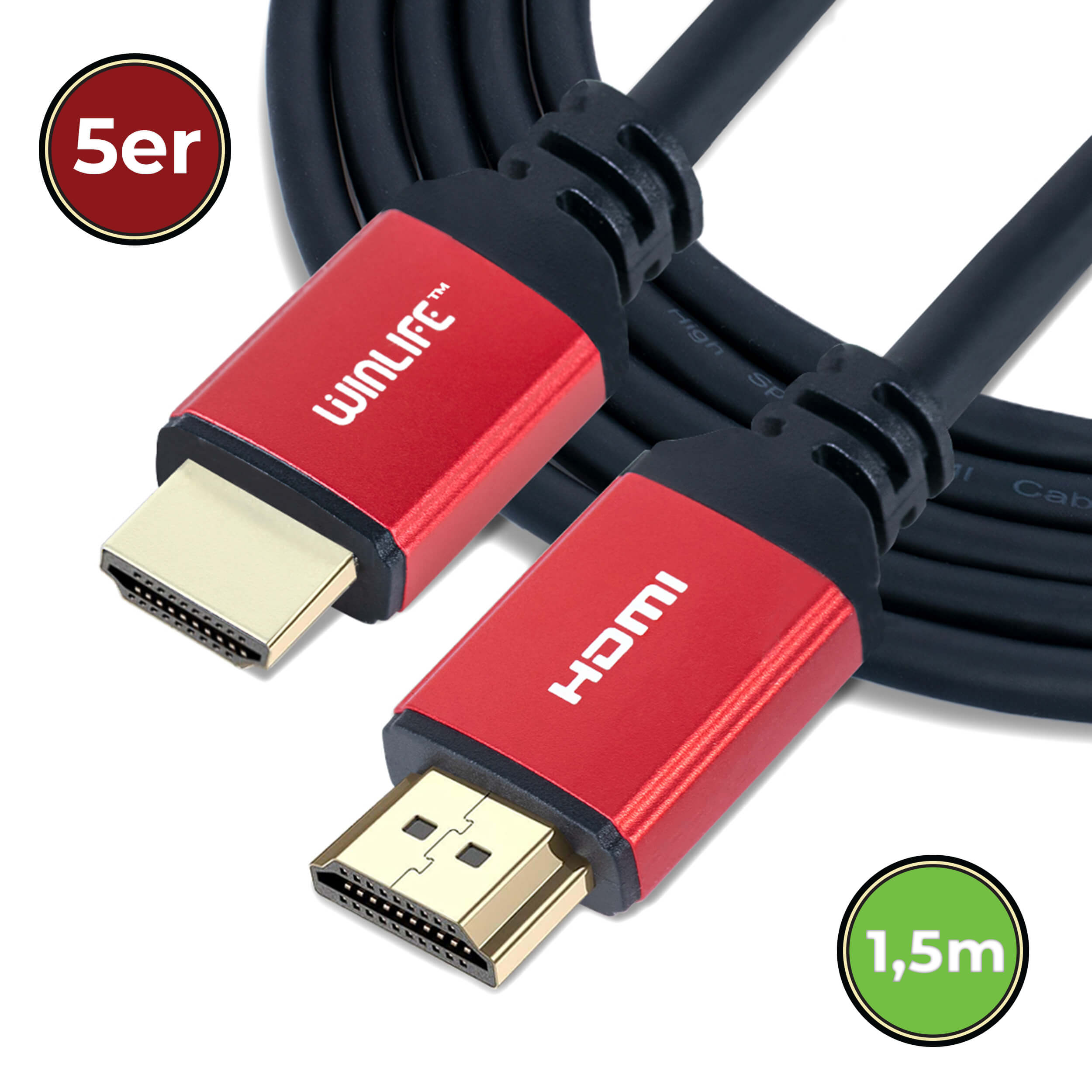 HDMI 1,5m 4K WINLIFE W52 Kabel