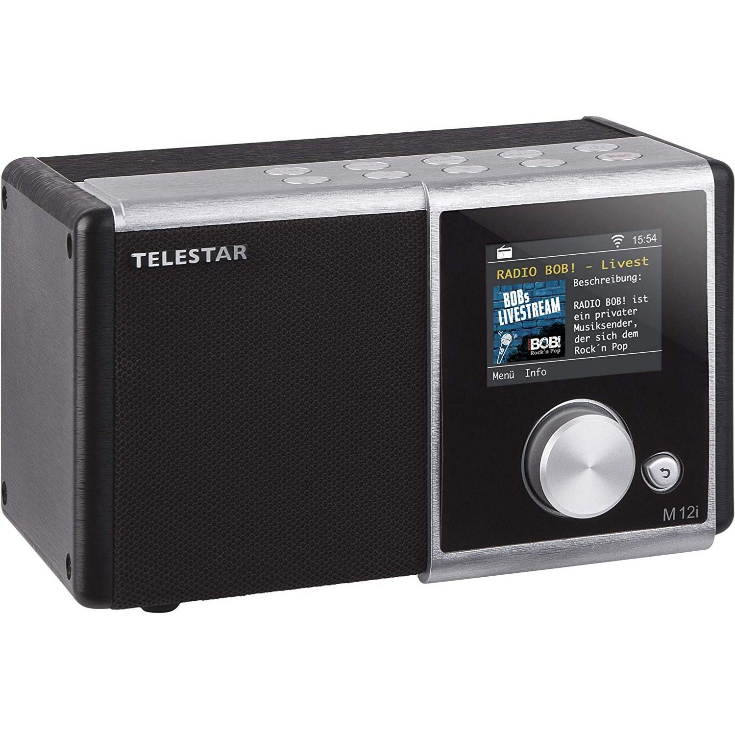 TELESTAR DIRA M 12i schwarz Bluetooth, Internet Internetradio, Radio