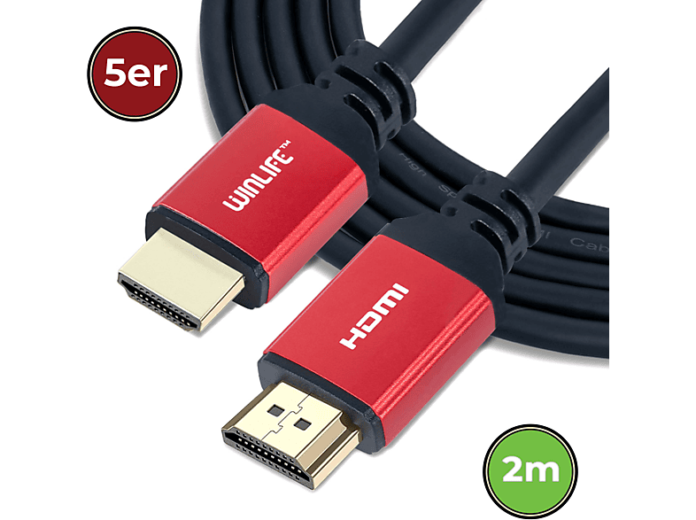 WINLIFE W53 4K HDMI Kabel 2m MediaMarkt