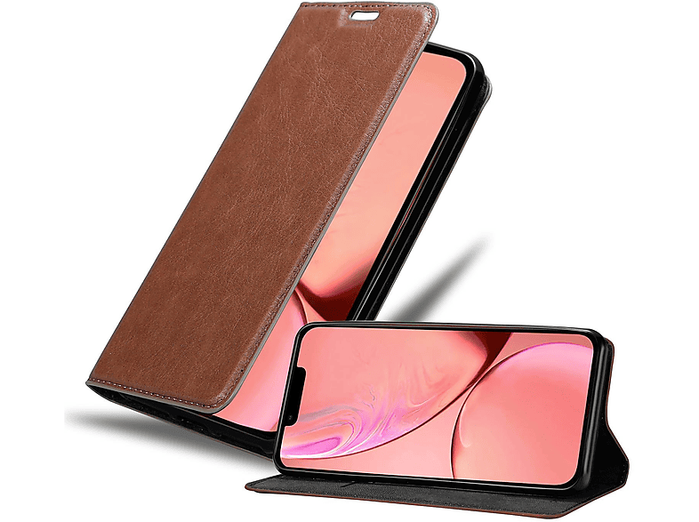 CADORABO Hülle Invisible Book Case Style, Bookcover, Apple, iPhone 13 PRO MAX, CAPPUCCINO