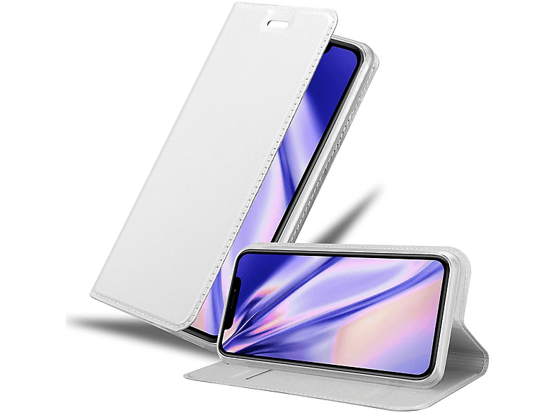 CADORABO Handyhülle Classy Book Style, Bookcover, Apple, iPhone 11 PRO, CLASSY SILBER
