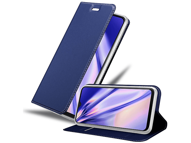 Cadorabo Custodia Libro Per Vivo Y95 NERO DI NOTTE - Portafoglio Con Vani Carte E Stand