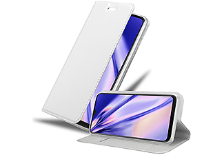 CADORABO Classy Book Style Hülle, Bookcover, Samsung, Galaxy M21 / M30s, CLASSY SILBER