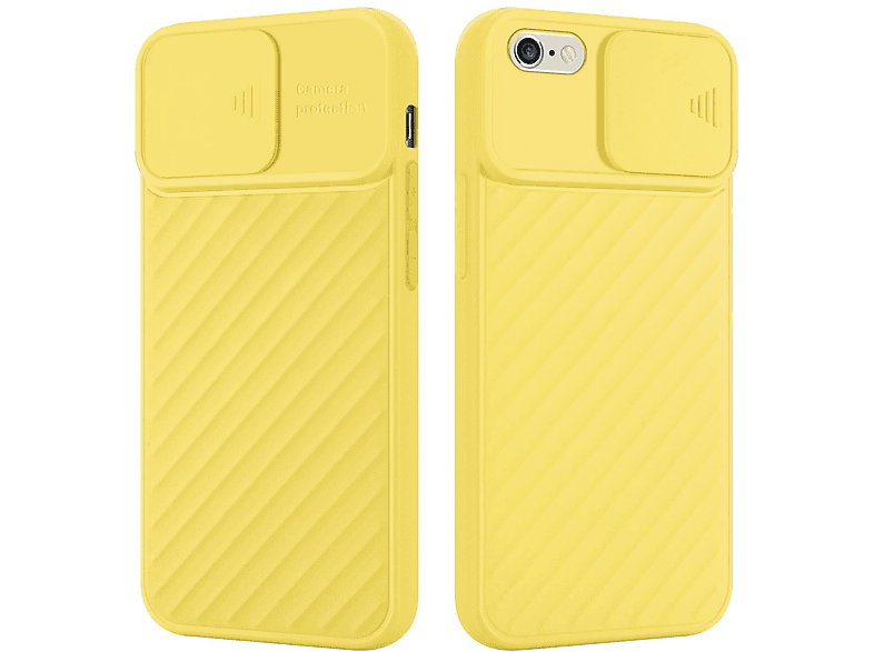 CADORABO Handy Hülle mit 6S Gelb PLUS, Kameraschutz, / Apple, iPhone Backcover, PLUS Matt 6