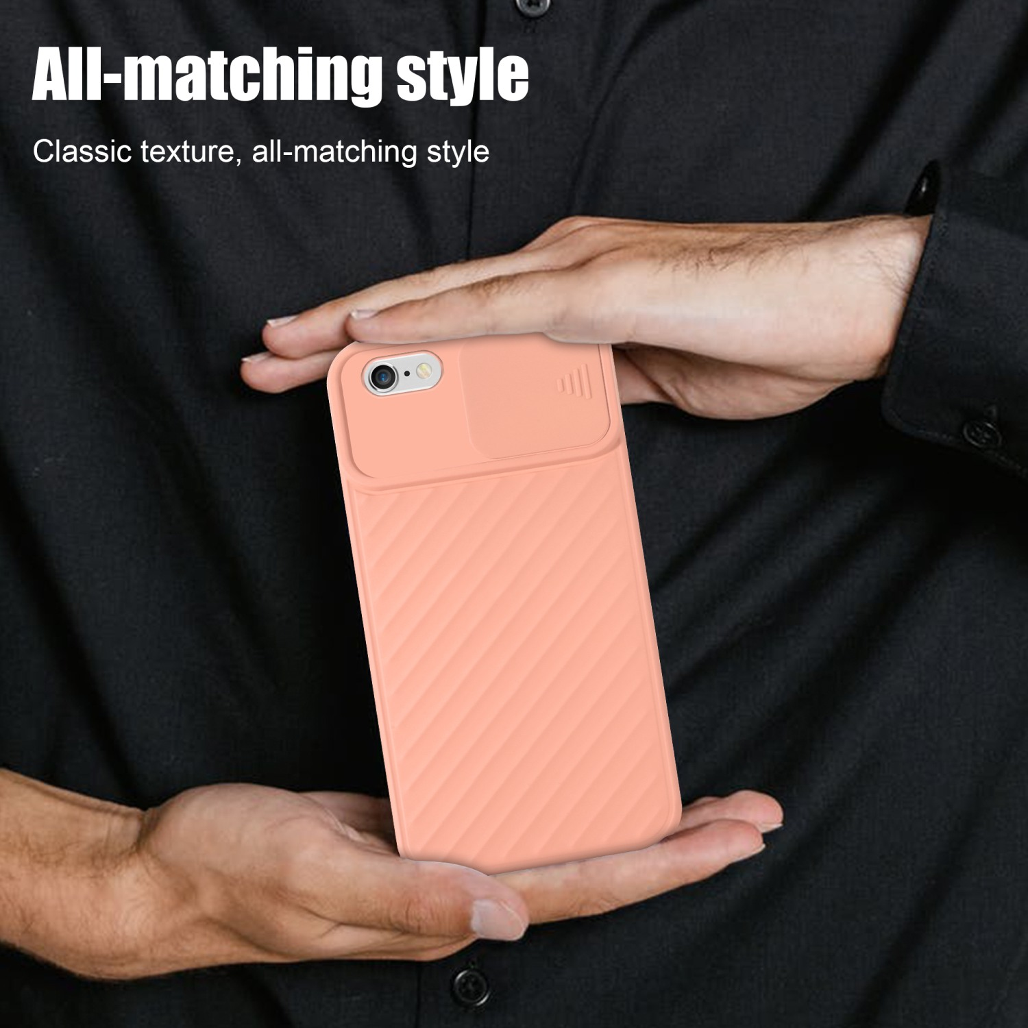 CADORABO Handy Hülle mit Kameraschutz, Rosa Backcover, / iPhone 6 Matt 6S, Apple