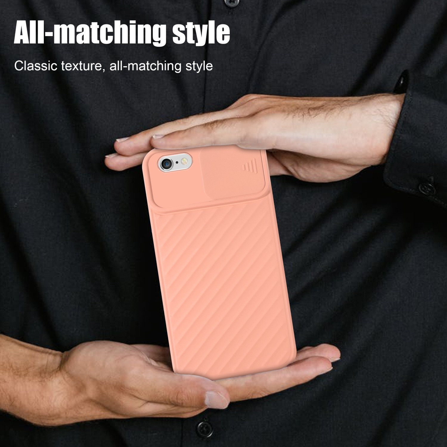 Matt iPhone 6S, Hülle Handy / mit Backcover, Rosa 6 Apple, CADORABO Kameraschutz,