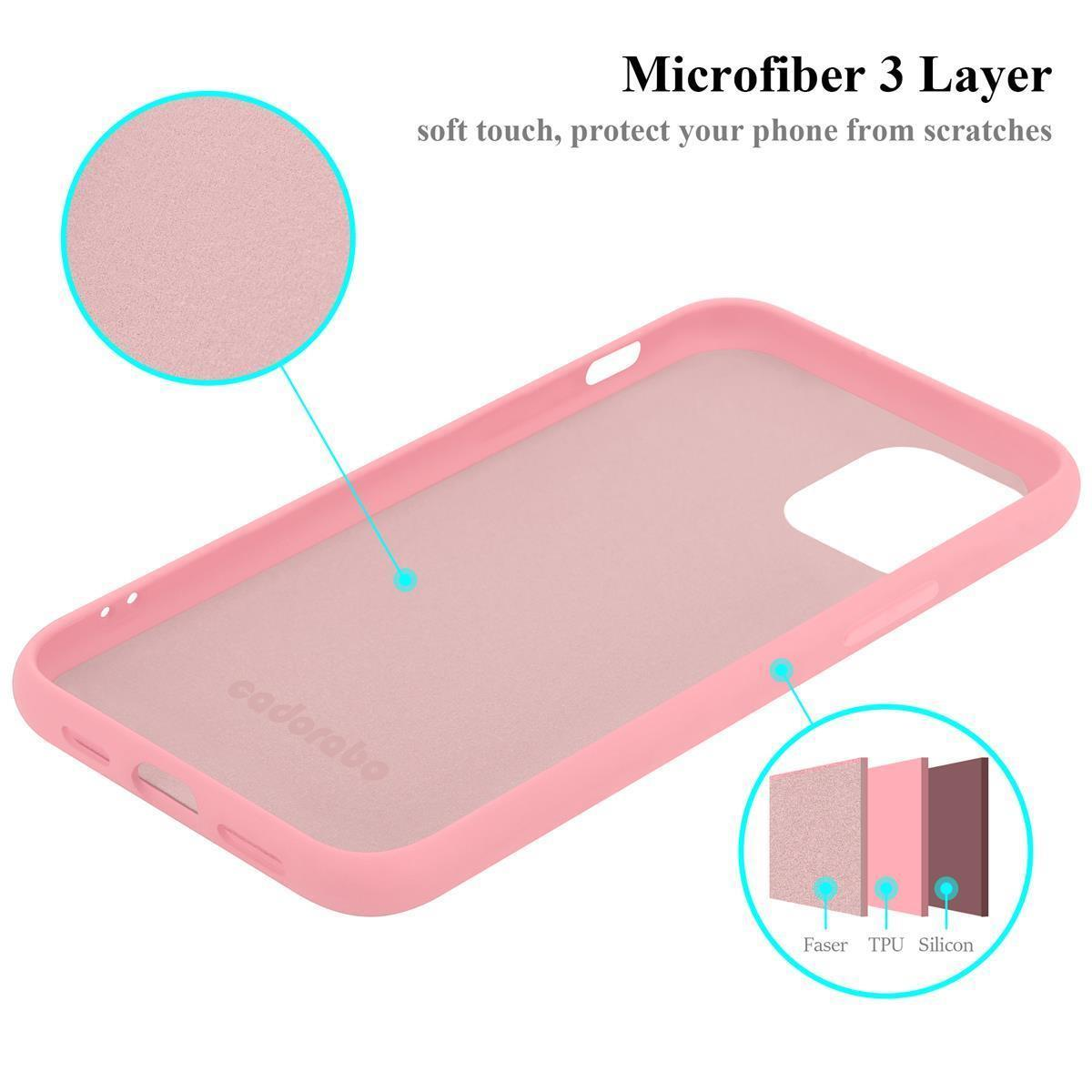 Hülle Backcover, Style, Case Silicone Liquid CADORABO iPhone Apple, LIQUID im PINK PRO, 13