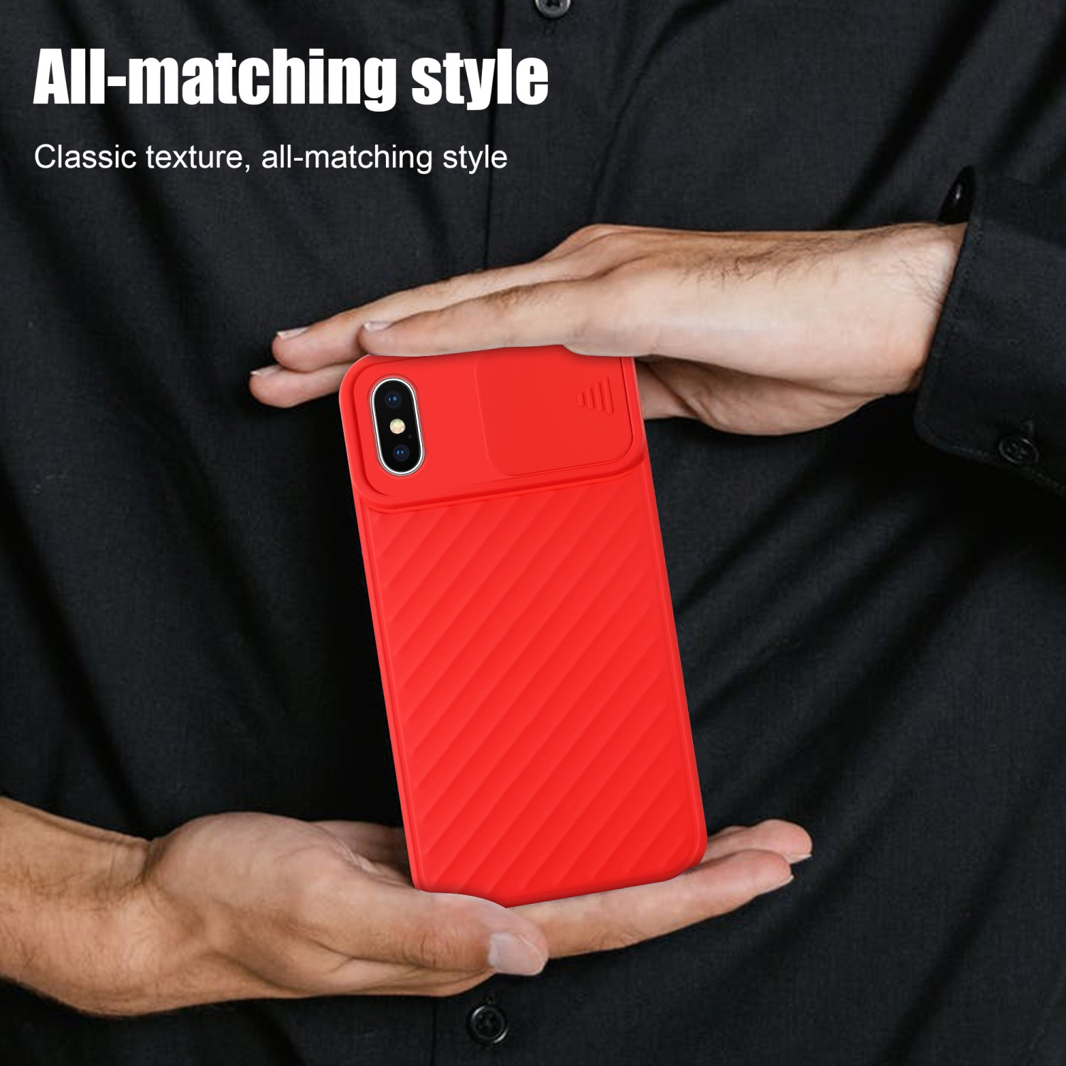 XS Apple, MAX, Backcover, mit Kameraschutz, Rot Hülle Handy iPhone Matt CADORABO