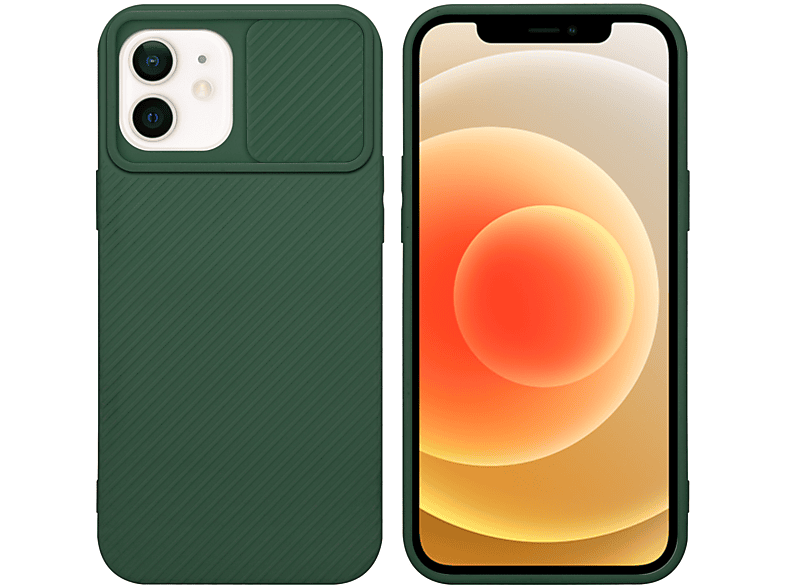 Bonbon iPhone mit Backcover, 12, Kameraschutz, Hülle CADORABO Apple, Grün
