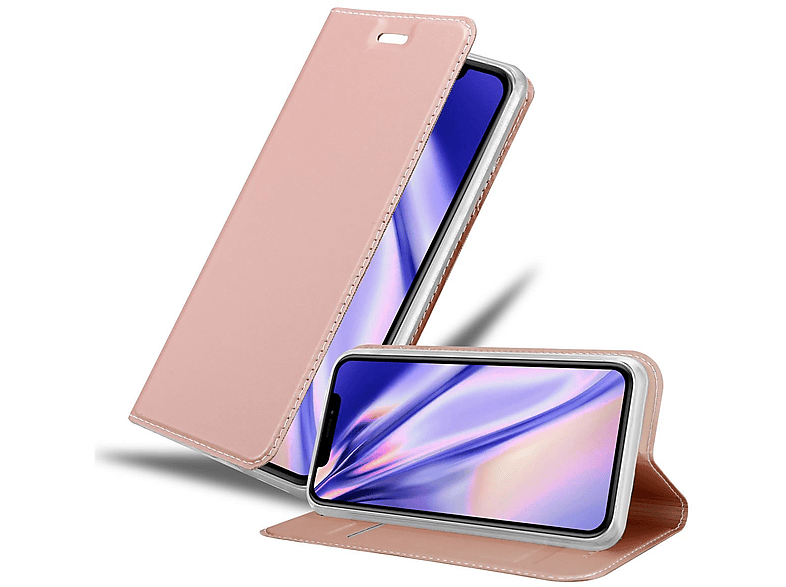CADORABO Handyhülle Classy Book Style, Bookcover, Apple, iPhone 11 PRO MAX, CLASSY ROSÉ GOLD