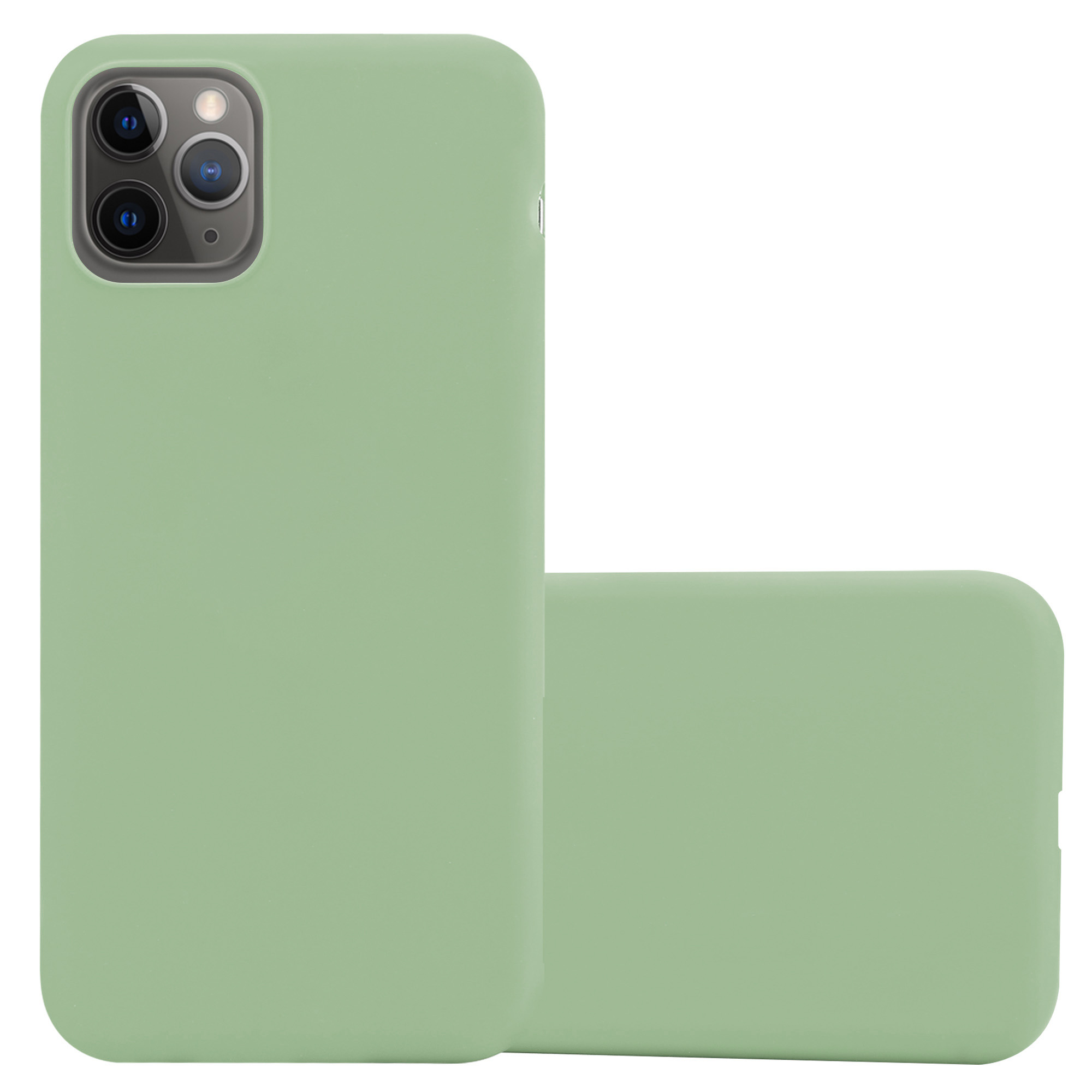 Hülle Apple, MINI, Style, CANDY 13 PASTELL TPU CADORABO iPhone Candy im Backcover, GRÜN