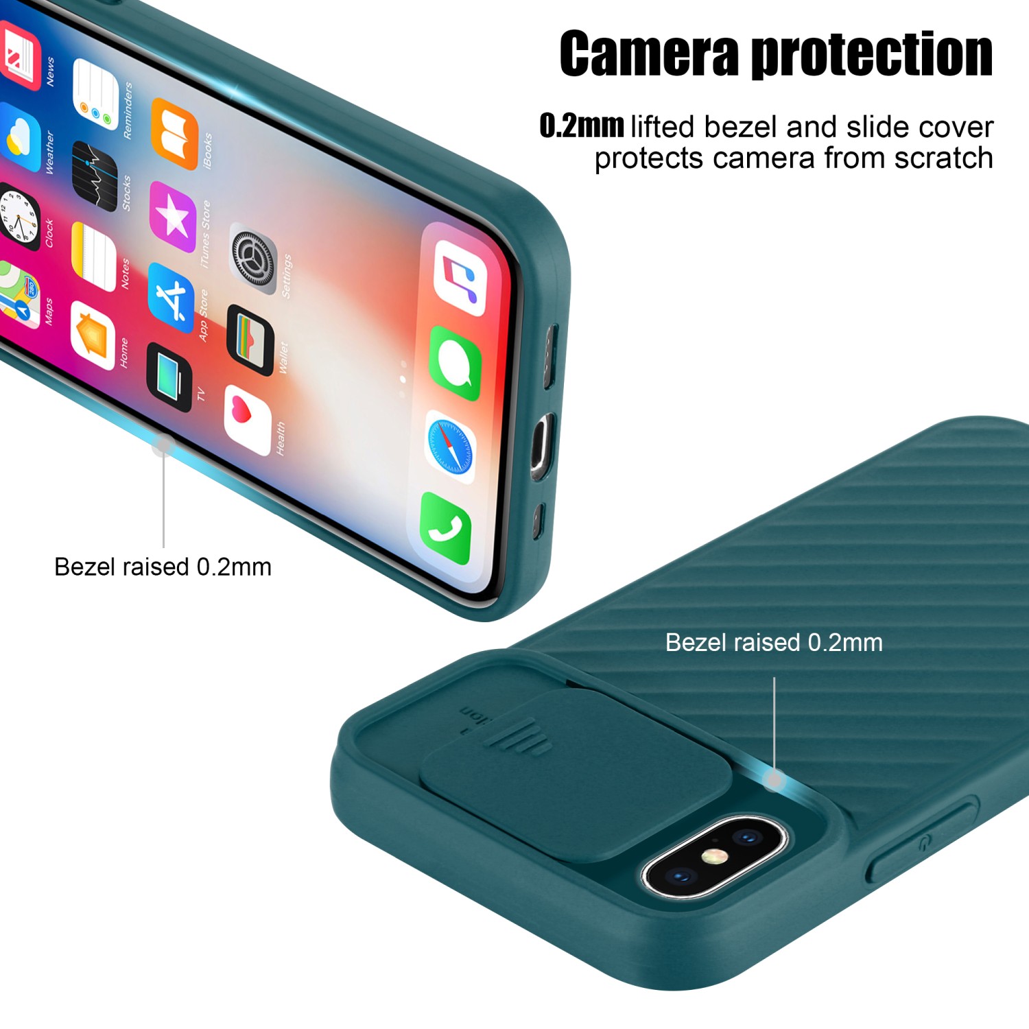 Matt Kameraschutz, Apple, mit Backcover, XR, iPhone CADORABO Grün Handy Hülle