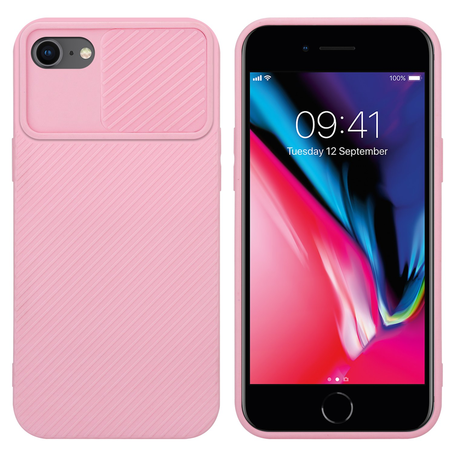 CADORABO in silicone TPU flessibile con protezione per la fotocamera CUSTODIA per iPhone 13 PRO MAX, Bonbon Viola