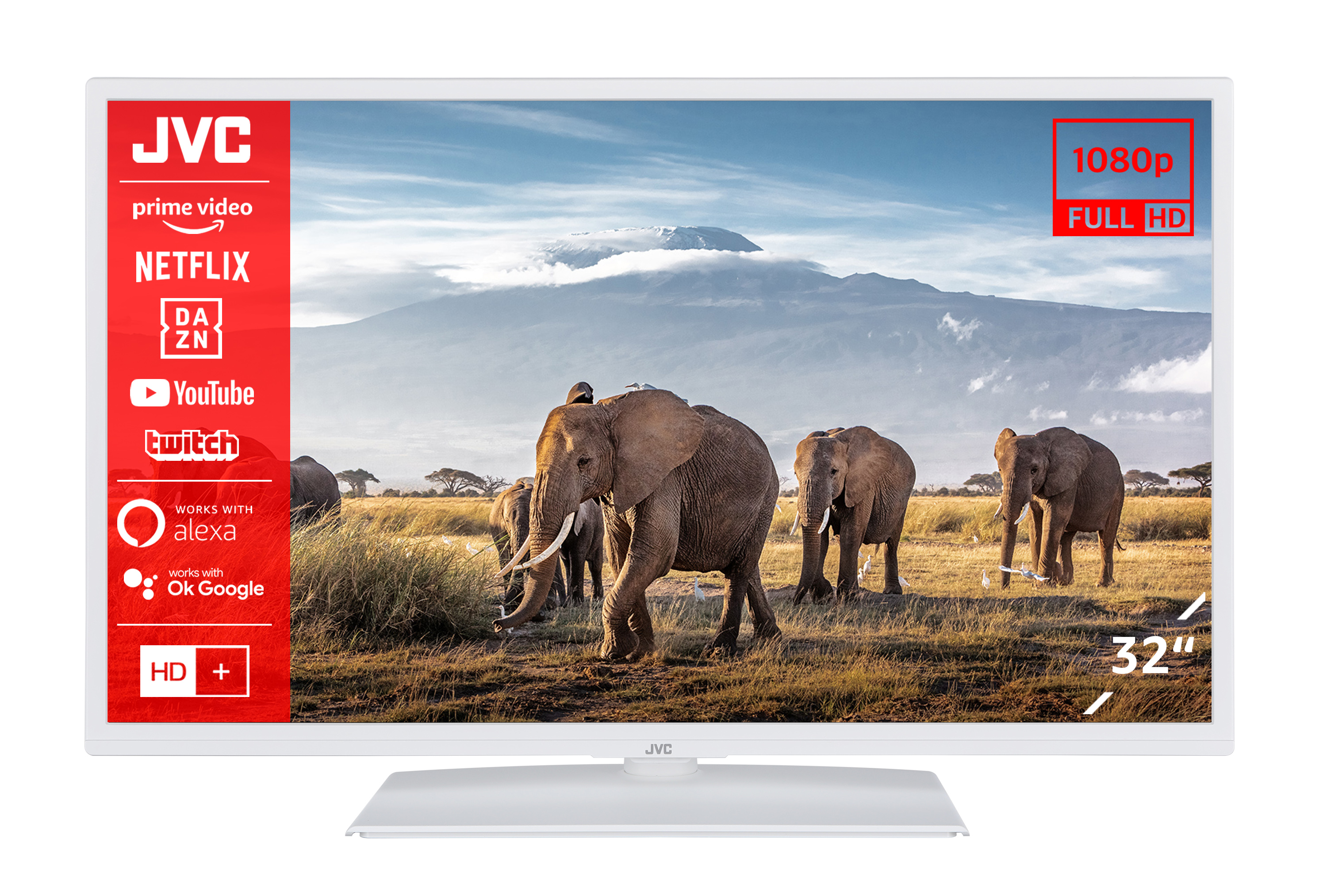 JVC LT-32VF5156W Zoll SMART Full-HD, 80 32 (Flat, TV TV) LED / cm