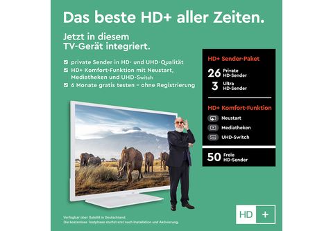 (Flat, MediaMarkt LED 108 JVC LT-43VF5155W | TV) cm, / TV SMART Zoll Full-HD, 43