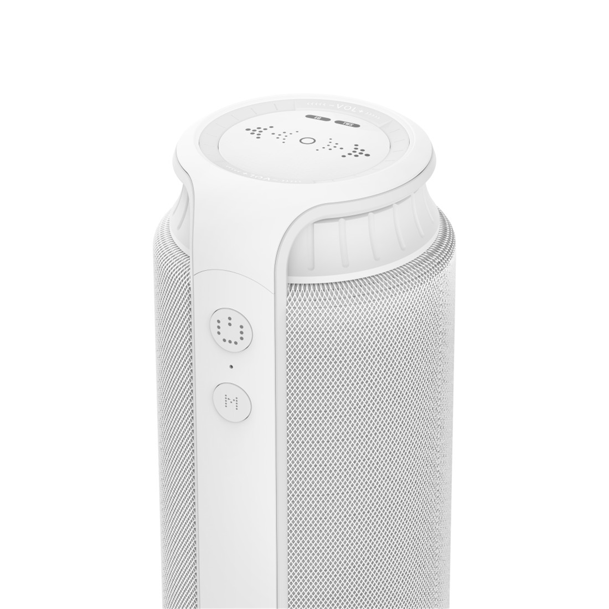 HAMA Pipe Bluetooth-Lautsprecher 2.0 (Stereo, Weiß)