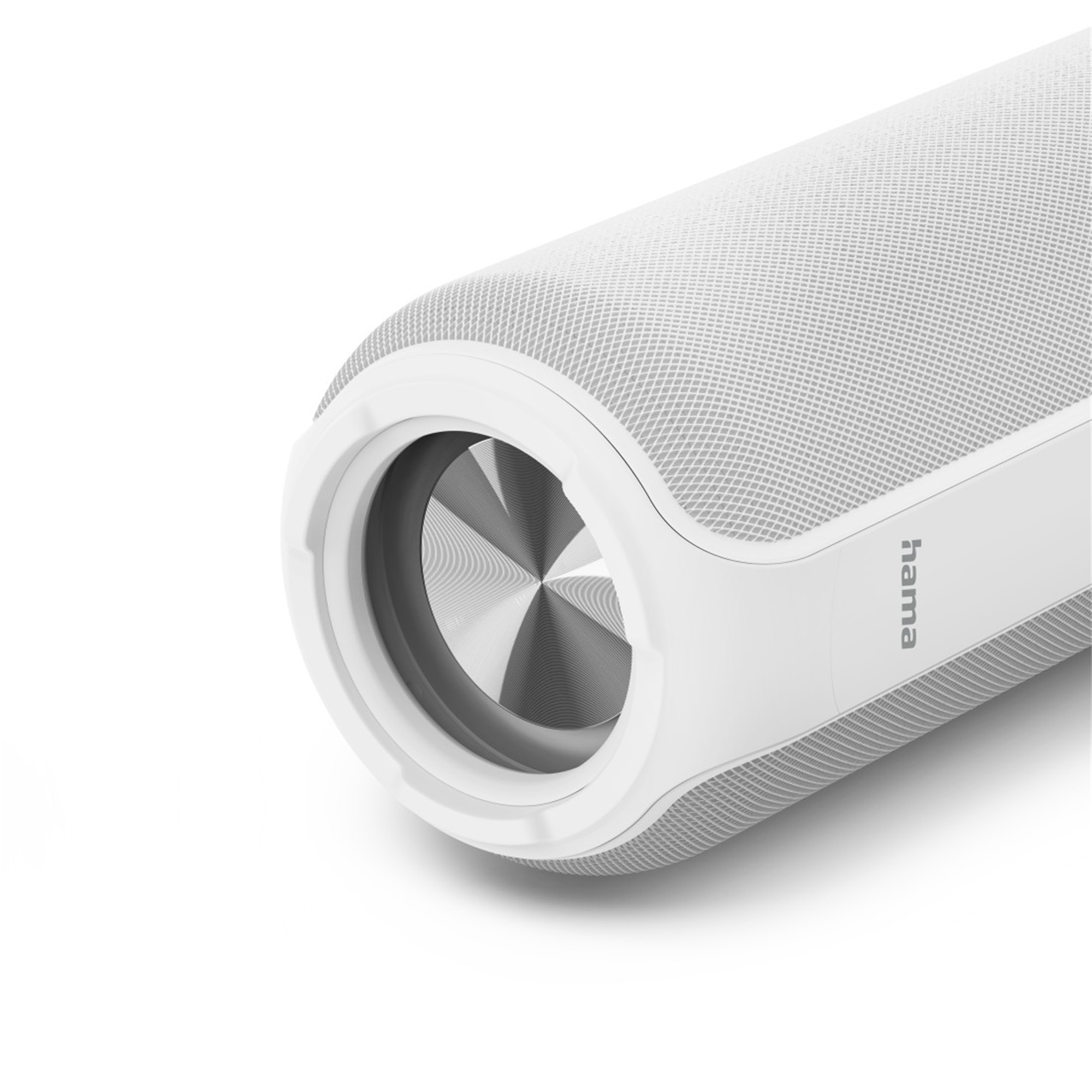 HAMA Pipe Bluetooth-Lautsprecher (Stereo, Weiß) 2.0