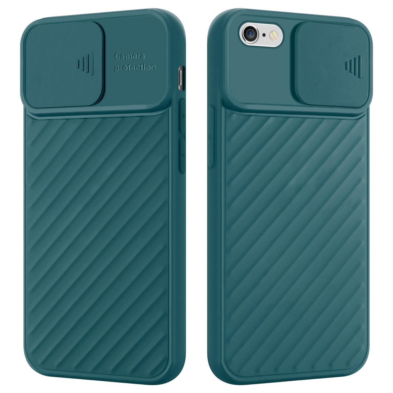 Matt 6S, Grün Apple, / Backcover, Hülle Kameraschutz, iPhone mit CADORABO Handy 6
