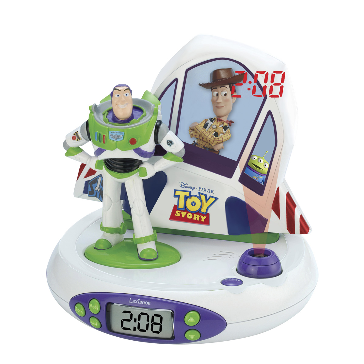 LEXIBOOK Disney Toy Story 3D Projektionswecker