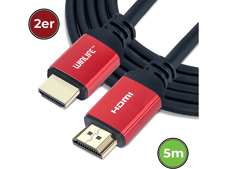 WINLIFE W25 4K HDMI Kabel 5m