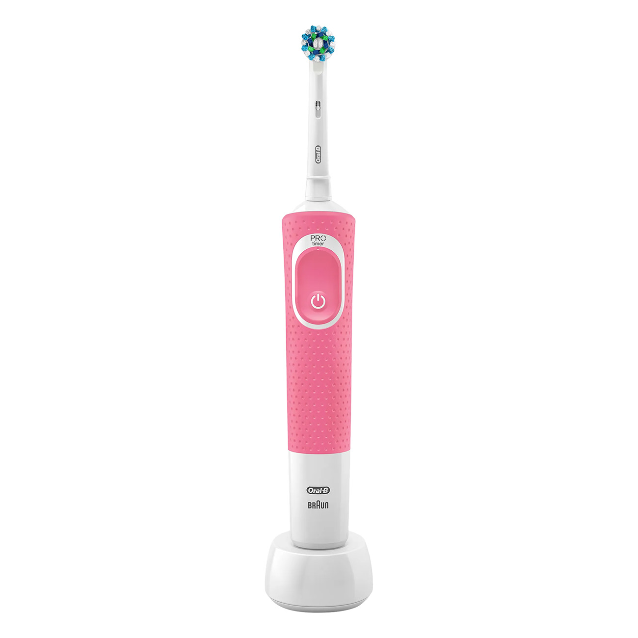 Pink CrossAction Elektrische 100 Zahnbürste BRAUN Vitality