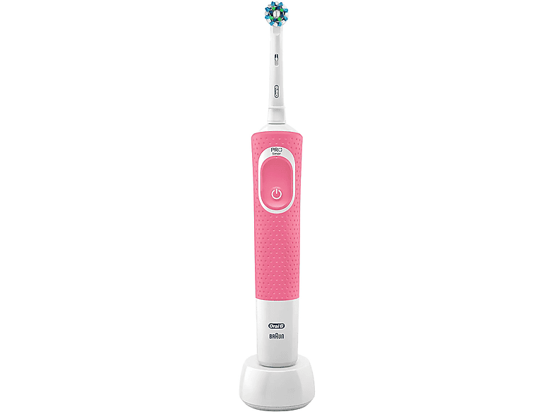 Pink CrossAction Elektrische 100 Zahnbürste BRAUN Vitality