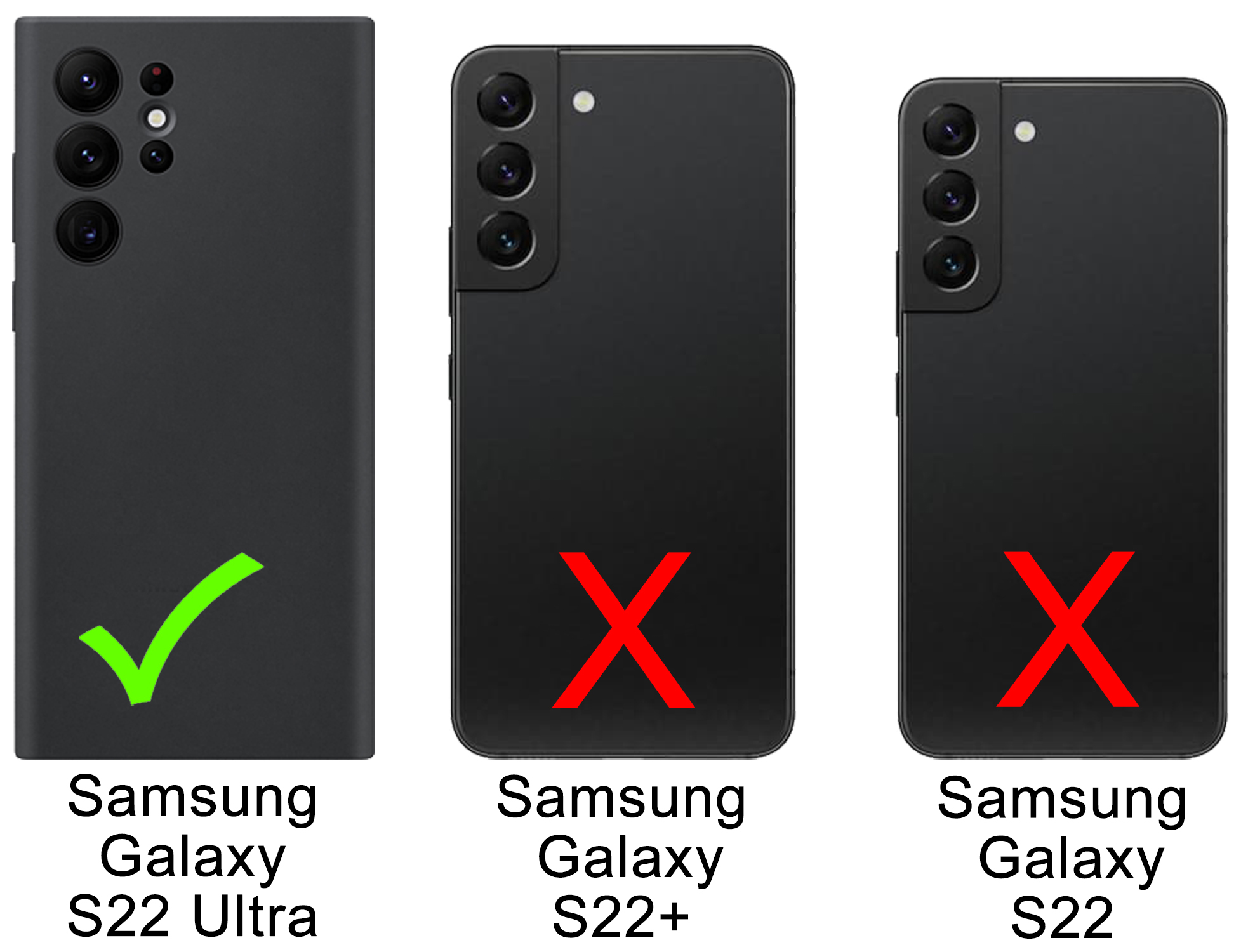 S22 BURKLEY Samsung, Handytasche Galaxy Schwarz Cover, Ultra, aus Leder, Flip-Case Flip