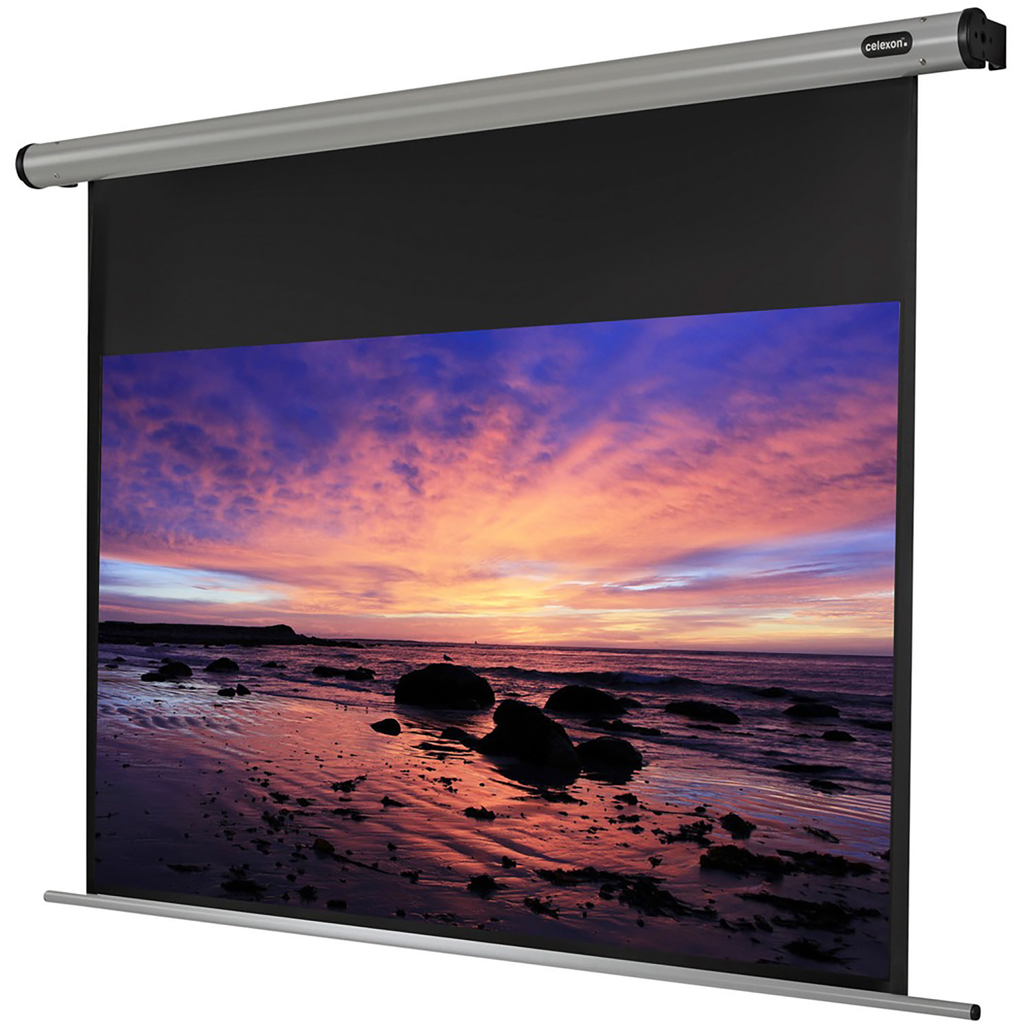 Pantalla para proyector - CELEXON celexon HomeCinema Electrica de 220 x 124 cm